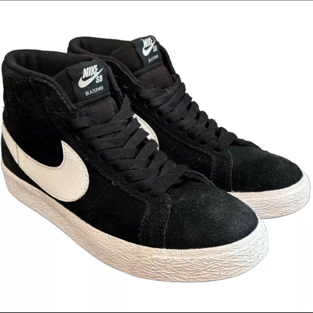 Nike Mens SB Zoom Blazer Mid 864349-002 Black Casual Shoes Sneakers Size 5